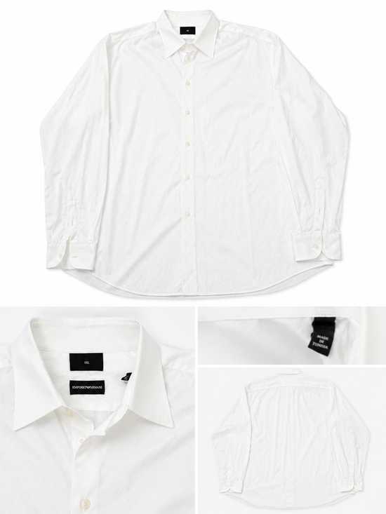 Emporio Armani Other - Emporio Armani Men's White Long-Sleeve Dress Shirt